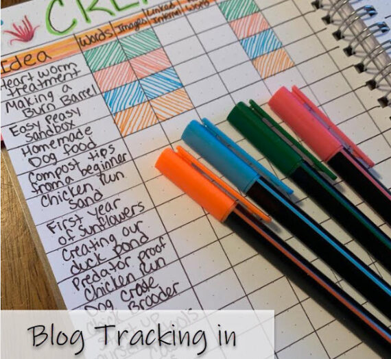 Blog Tracking in your Bullet Journal